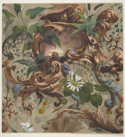 JULES-EDMOND-CHARLES LACHAISE «&nbsp;Etude de papier peint »