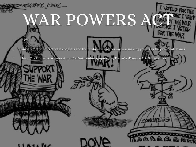 War Power Acts