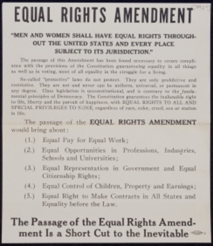 Equal Rights Amendment