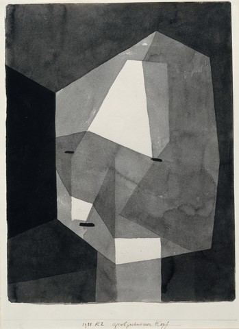 PAUL KLEE "Tête pré-découpée"
