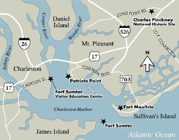 Fort Sumter and Fort Moultrie