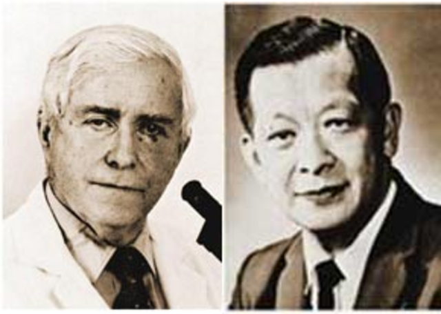 Jo Hin Tjio y Albert Levan