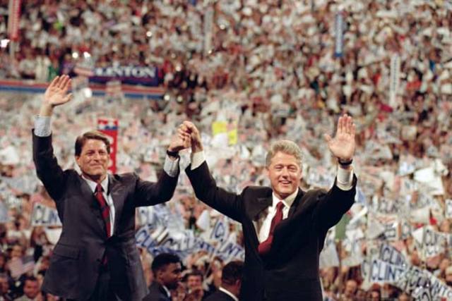 Bill Clinton inaugurated as the 42nd President of the United States.