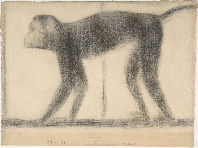 GEORGES SEURAT «Singe»