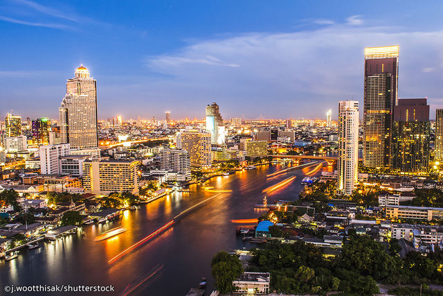 Llegada a Bangkok, Tailandia.