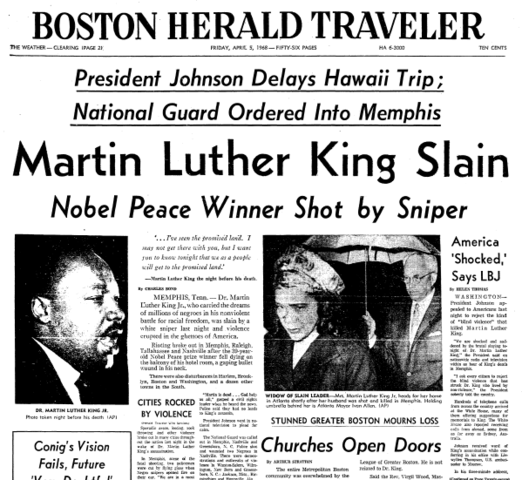 Event: Assassination of Martin Luther King Jr.