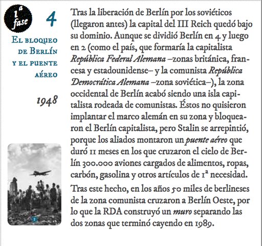 4. El bloqueo de Berlín y el puente aéreo