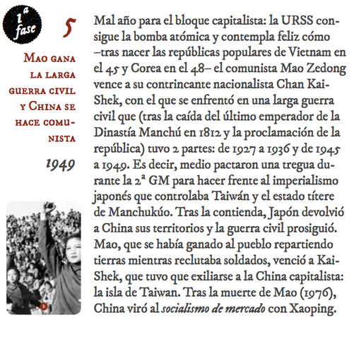 5. Mao gana la larga guerra civil y China se hace comunista