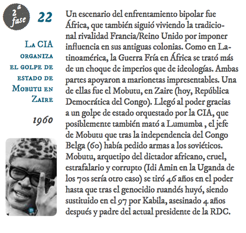 22. La CIA organiza el golpe de estado de Mobutu en Zaire