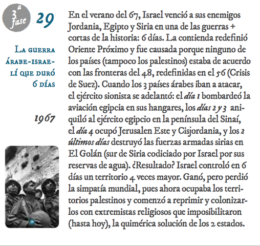 29. La guerra árabe-israelí que duró 6 días