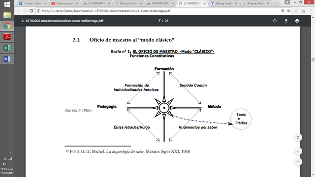 Oficio de maestro al “modo clásico”