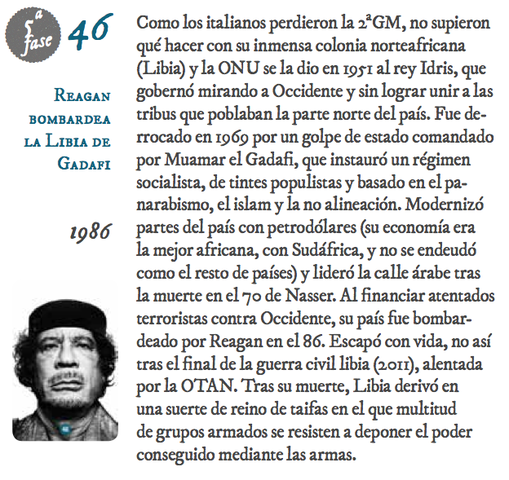 46. Reagan bombardea la Libia de Gadafi