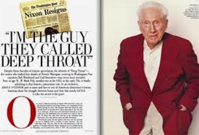 Mark Felt Gave Insider Information