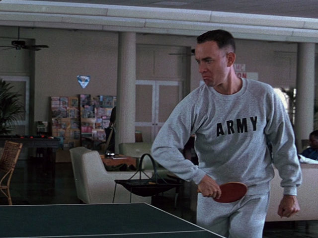 Forrest discovers Ping-Pong