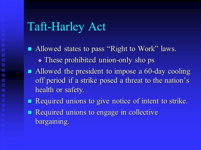 Taft Harley Act