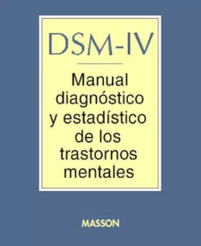 DSM Incorporación nuevos trastornos DSM IV