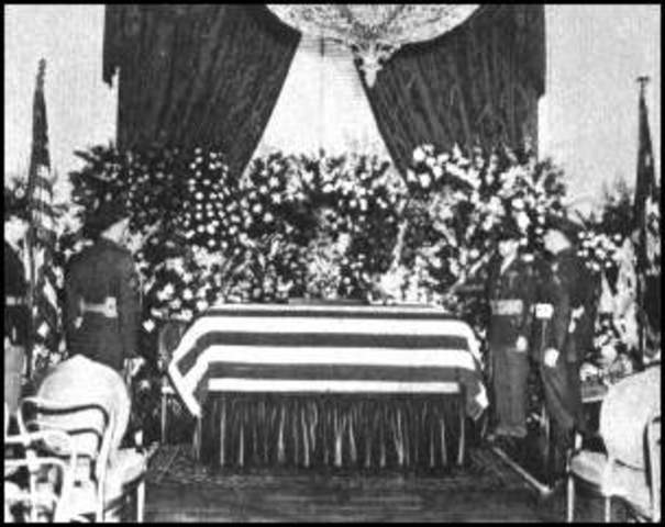 FDR dies, Truman becomes president