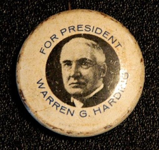 Warren G. Harding is elected president