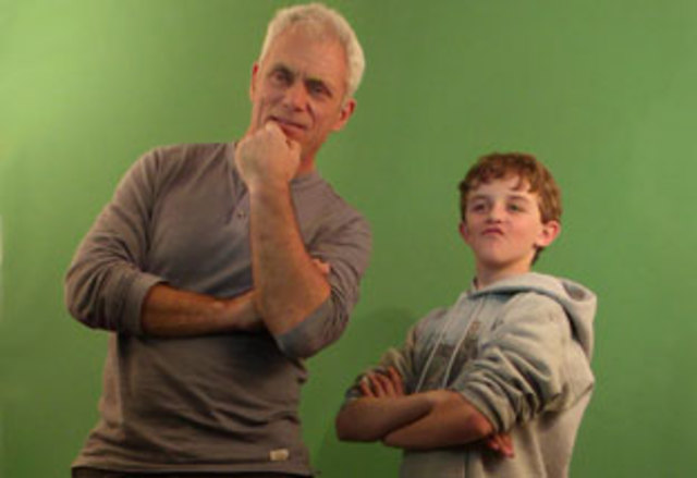 Wyatt and the river monster guy