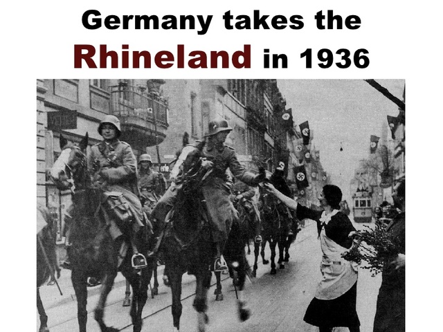 Germany Takes Over Rhineland