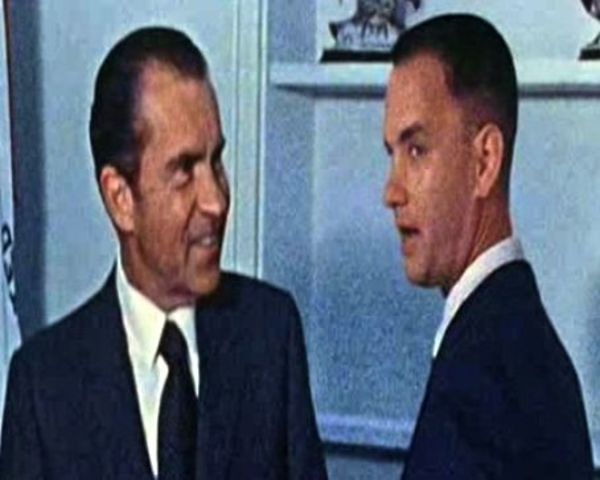 Forrest meets President Nixon