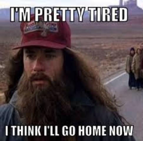 The day Forrest stopped running.