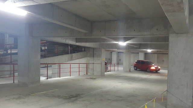 Entrega para uso vehicular de usuarios, Sótano 3 a nivel 1