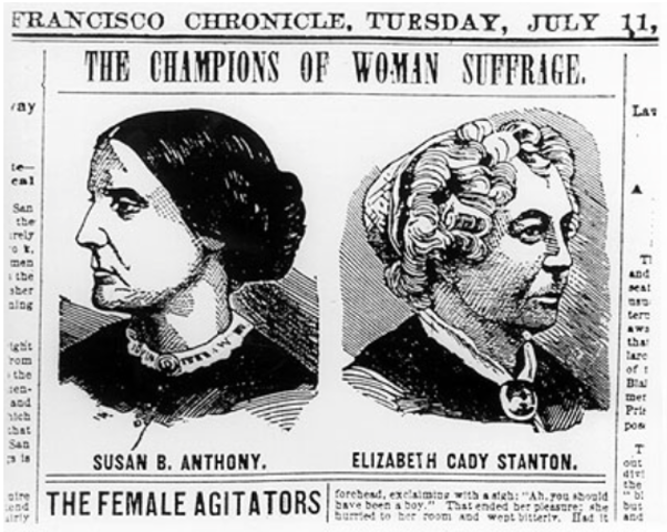 1853- Stanton and Anthony