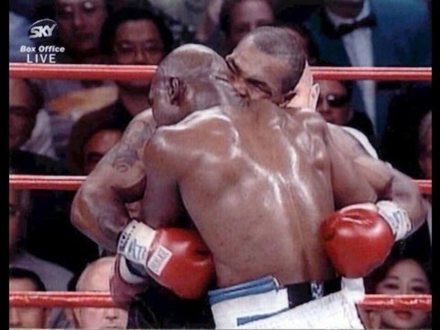 Tyson bites the ear
