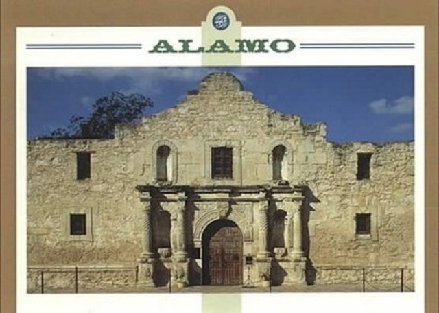 Crockett arrives at the Alamo