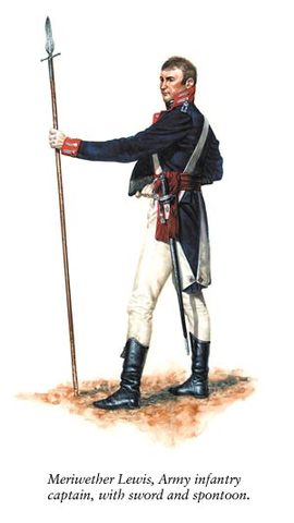Lewis becomes a captain of the army
