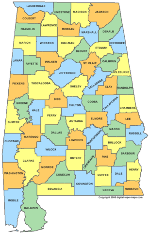 Alabama becomes a state