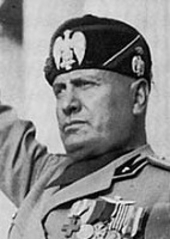 Mussolini named prime minister of Italy