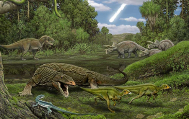 desapareceron os dinosauros.