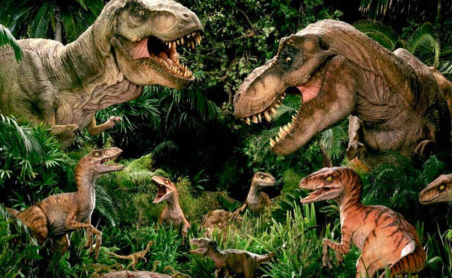 naceron os dinosauros.