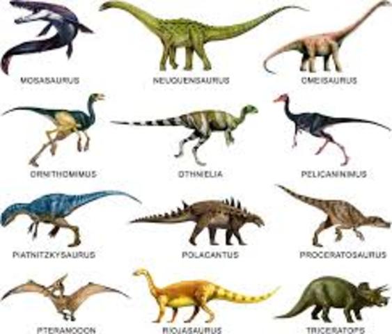 naceron os dinosauros.