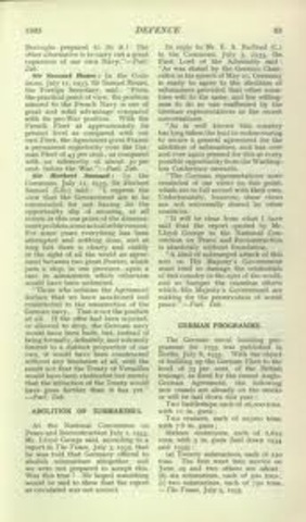 The Anglo-German Naval Agreement