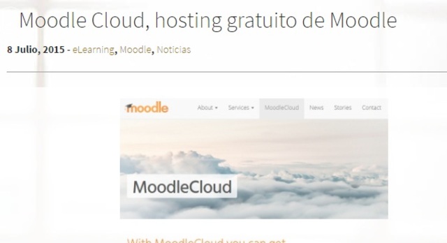 Nace una iniciativa nueva: MoodleCloud