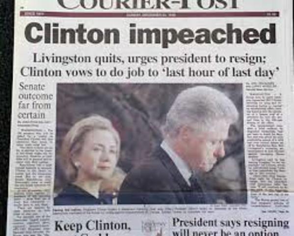 President Clinton Impeached