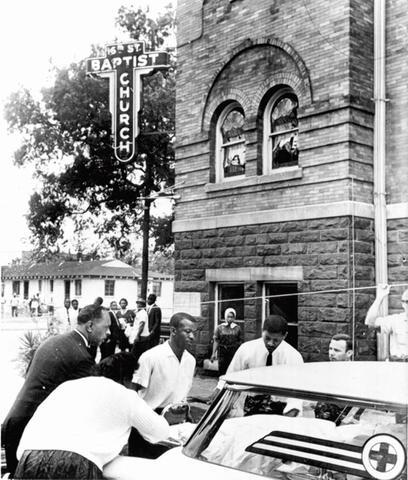 the bombing of Sixteenth Street Baptist Church in Birmingham, Alabama.