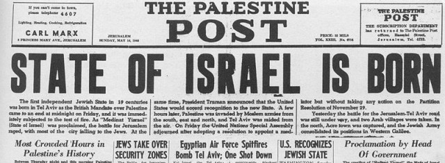 Israel is Established