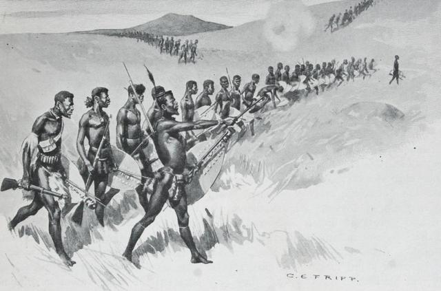 Convoy of the 80th Regiment over-run at Intombe River