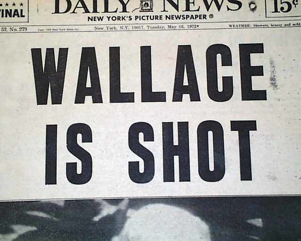 George Wallace was shot