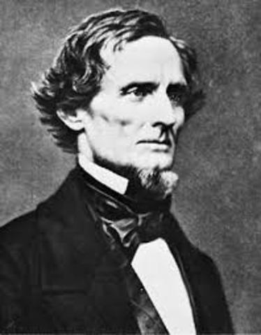 Jefferson Davis is Appointed President of the CSA