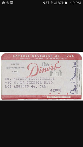 1st credit card issued