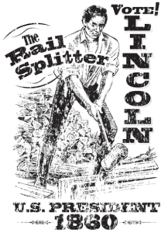 Abraham Lincoln is selected to be the Republican candidate for the election.