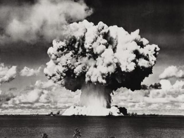 First atomic bomb