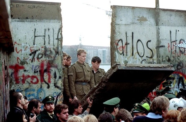 The Berlin Wall Toppled