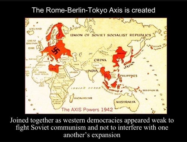 Rome-Berline-Tokyo Axis formed(Tripartite Pact)