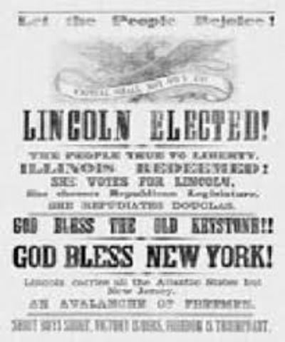 Lincoln Wins the Presidency.